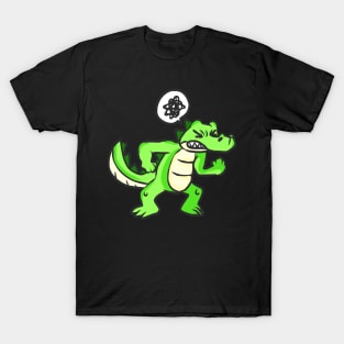 Crocodile animal motif alligator animal welfare for children T-Shirt